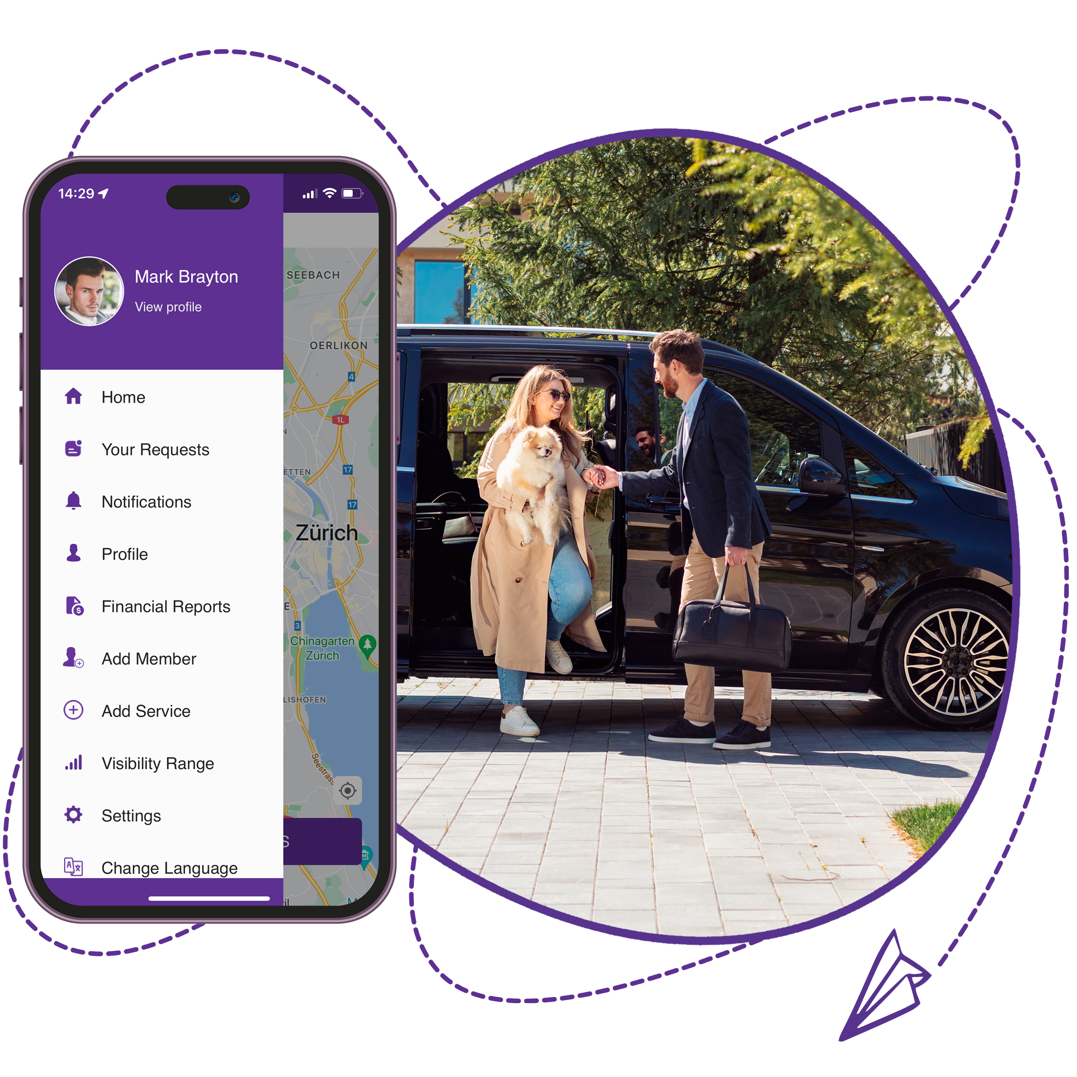 OkayVAN is the mobile application that makes you earn money with your vehicle.